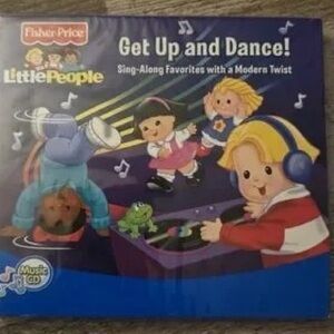 Fisher-Price Little People Get Up and Dance! CD — Blue, Yellow, Red